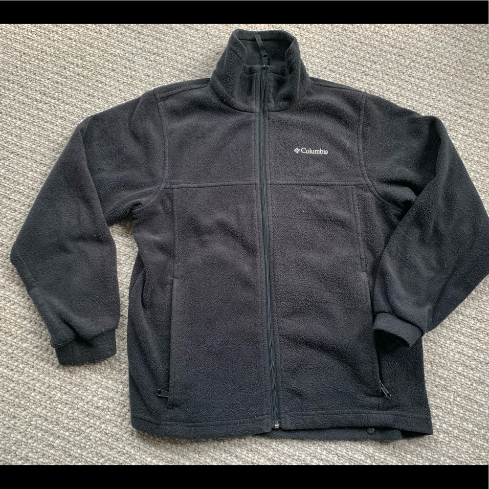 Columbia zip front fleece jacket